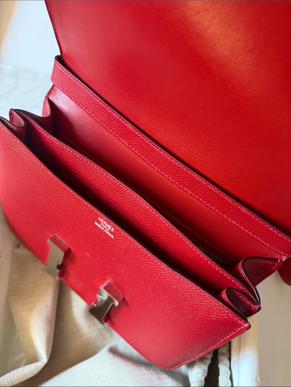[fashion] H constance 24 rouge with sliver w/ dust bag and box - Picture 3 of 5